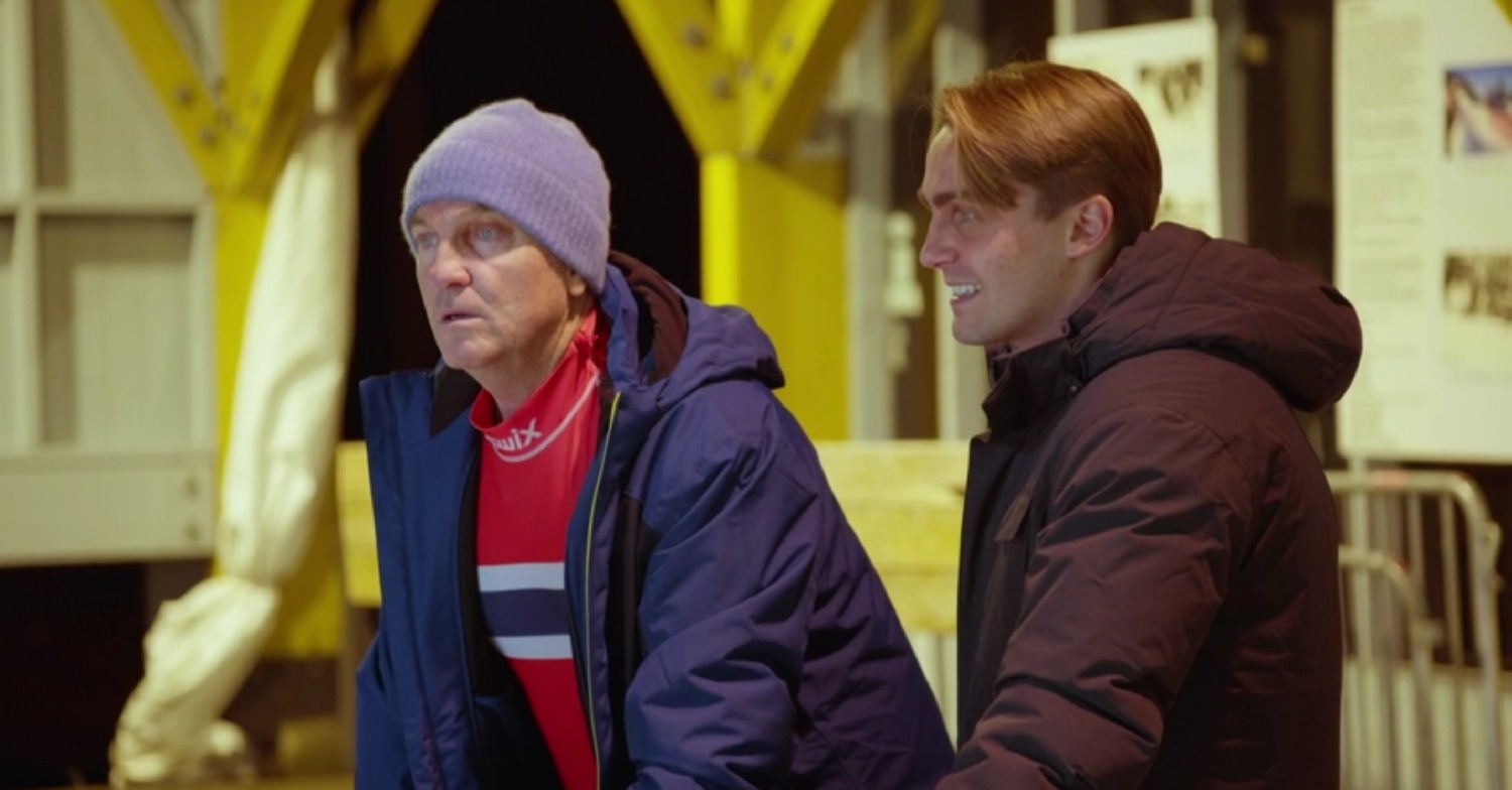 barney and bradley walsh on breaking dad on itv