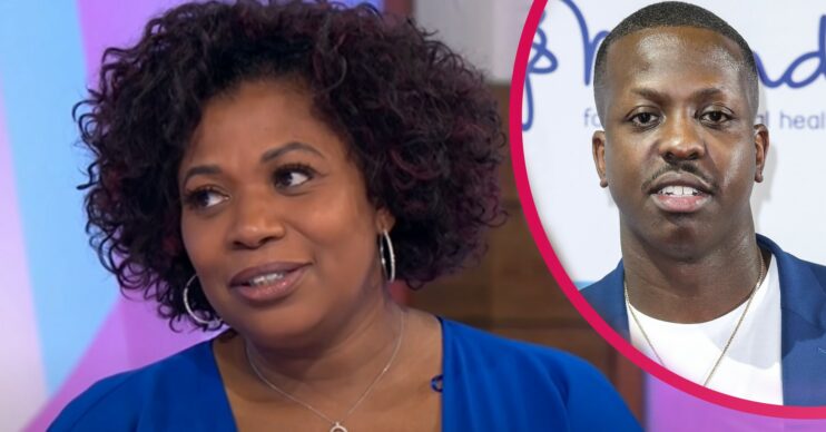 Brenda Edwards and son Jamal Edwards