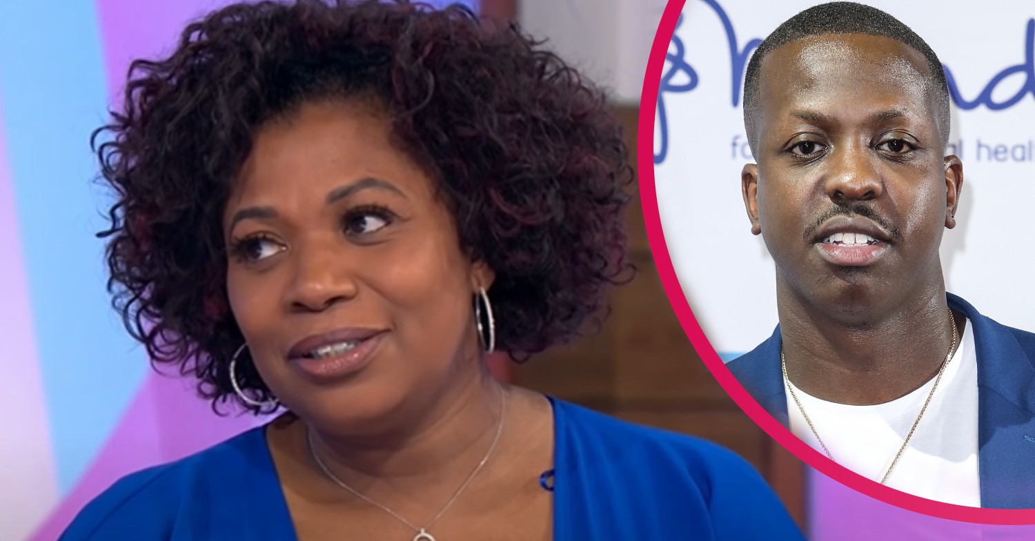 Brenda Edwards and son Jamal Edwards