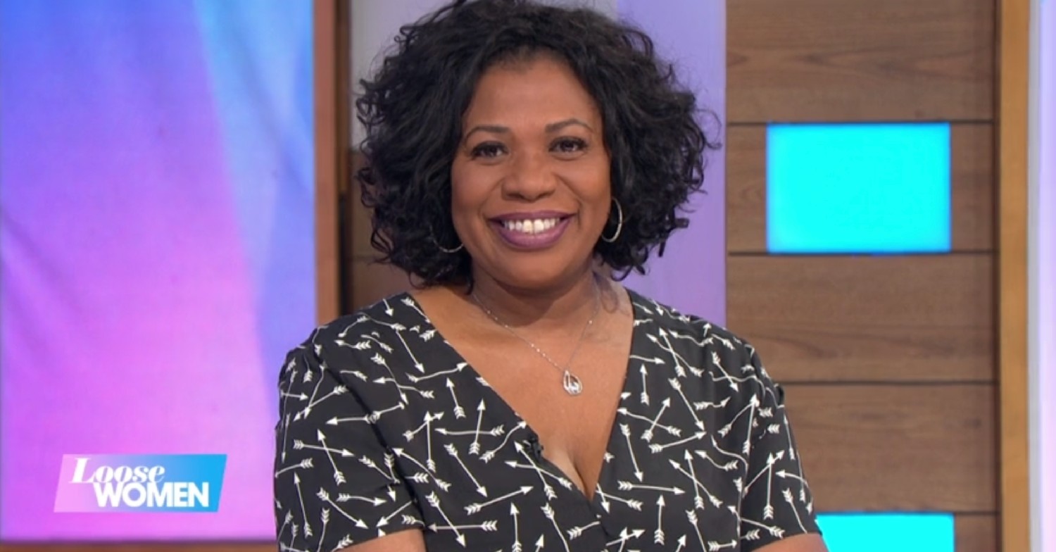 Brenda Edwards smiling on loose women