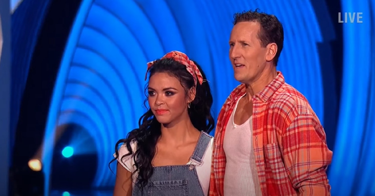Brendan Cole and Vanessa Bauer on Dancing On Ice