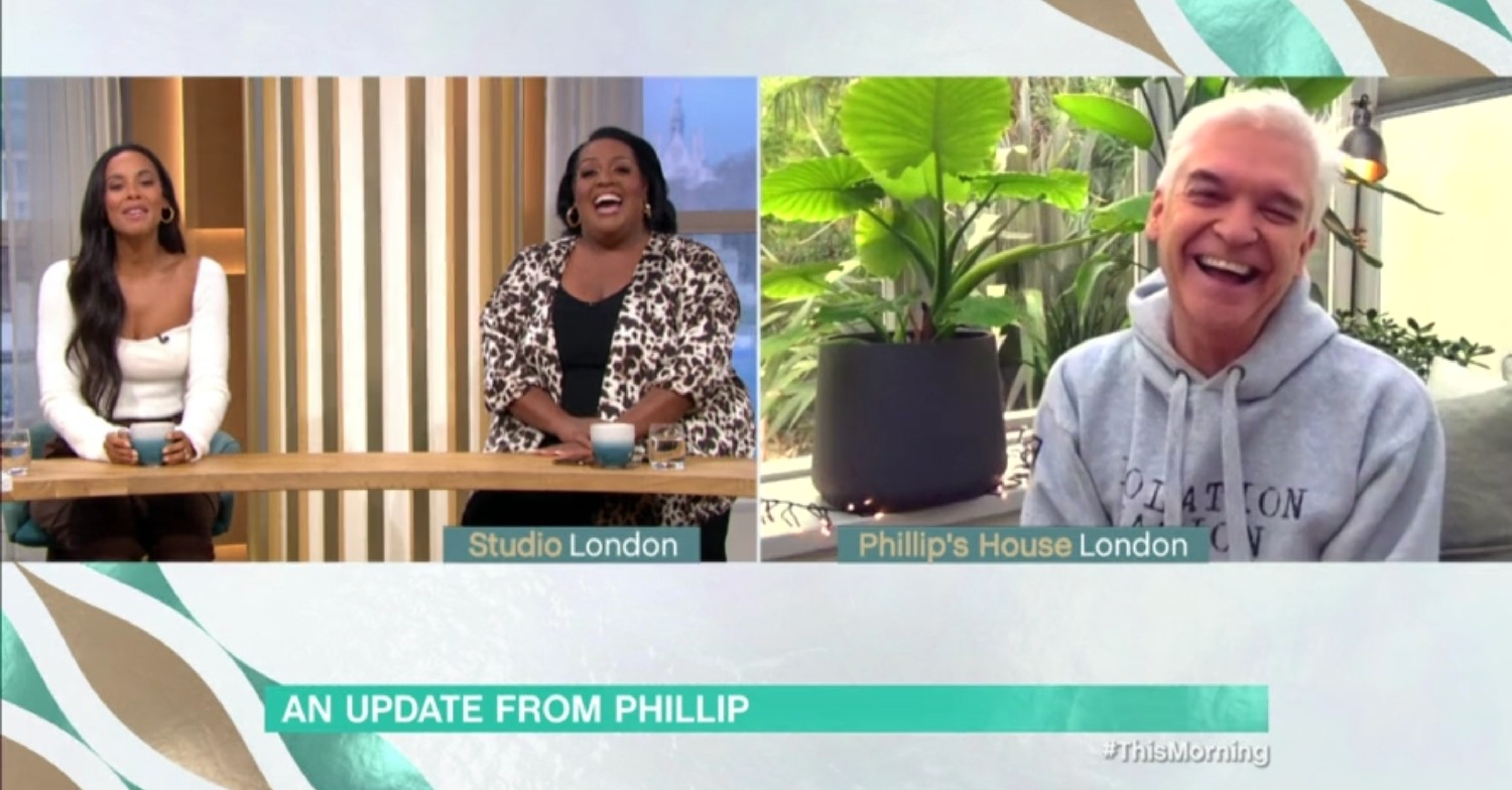 Rochelle humes alison hammond phillip schofield this morning today