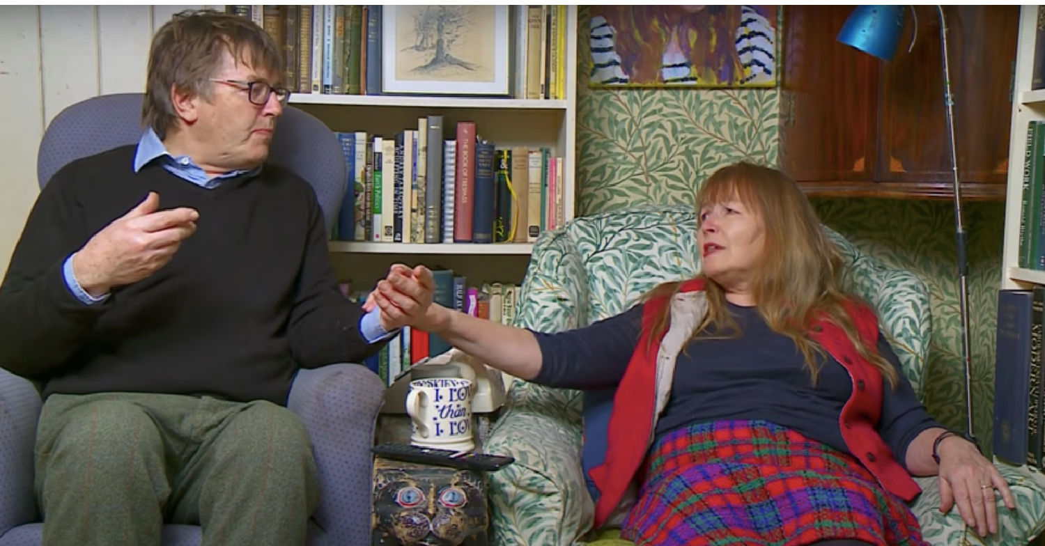 Gogglebox's Giles and Mary