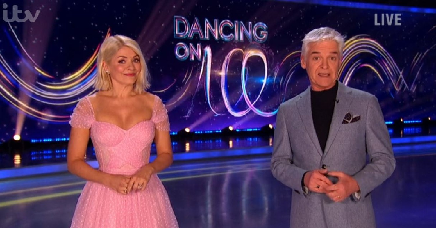 Holly and Phillip Schofield on Dancing On Ice