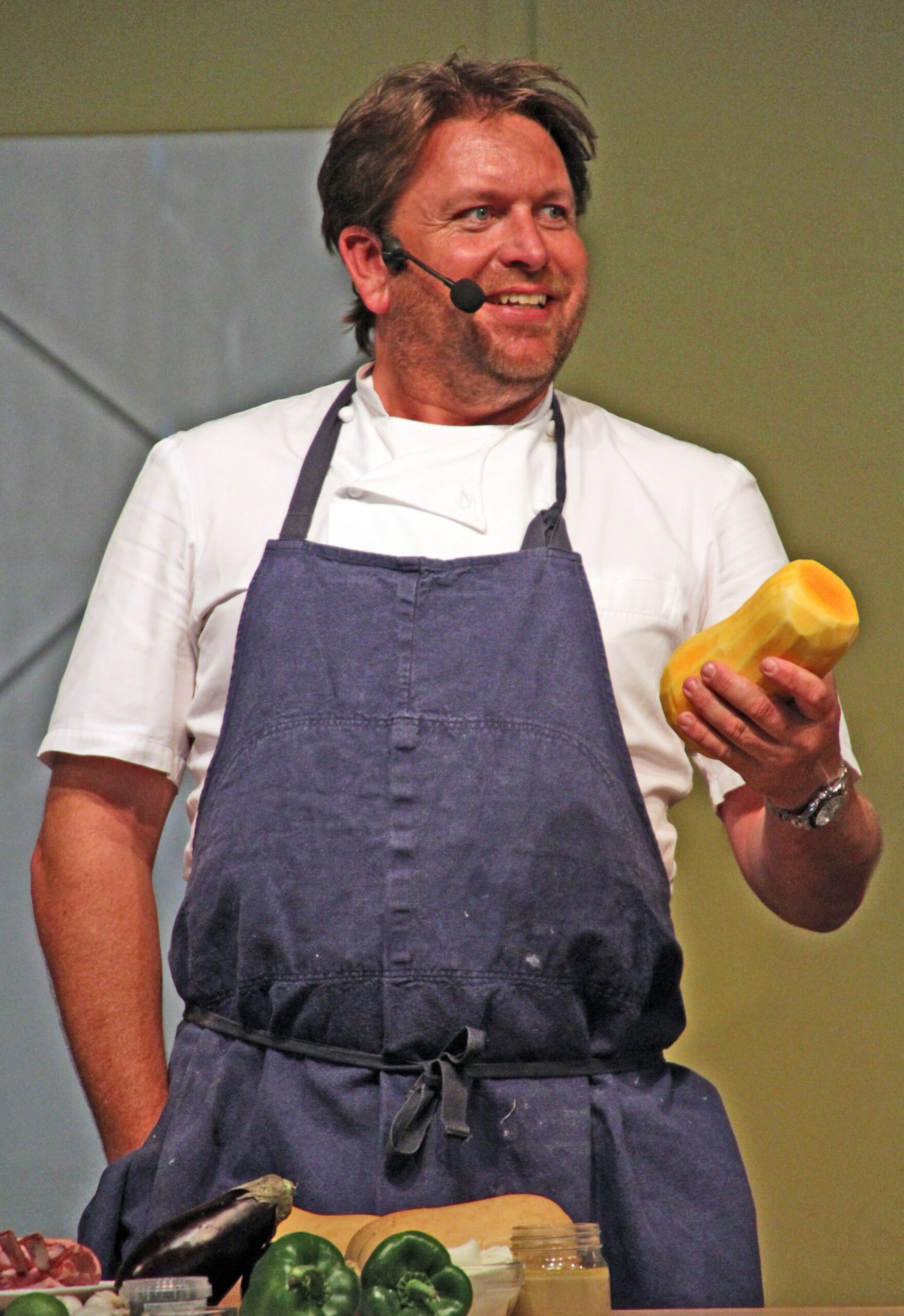James Martin during a past cookery demonstration 
