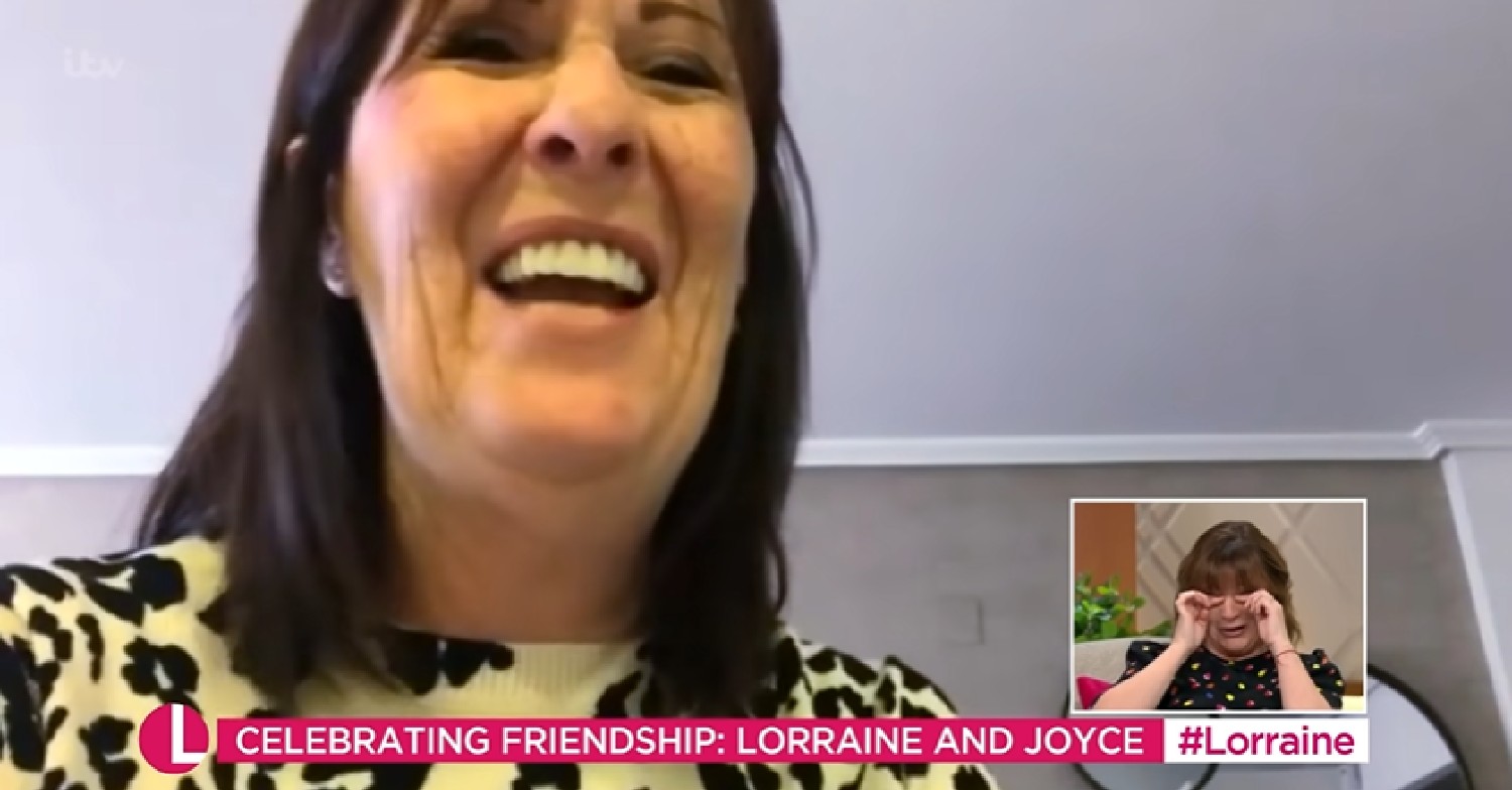 Lorraine Kelly crying on the show today