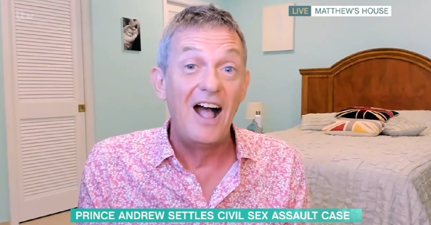 Matthew Wright on This Morning today