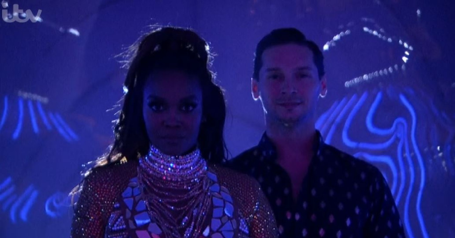 Oti Mabuse dances on Dancing On Ice