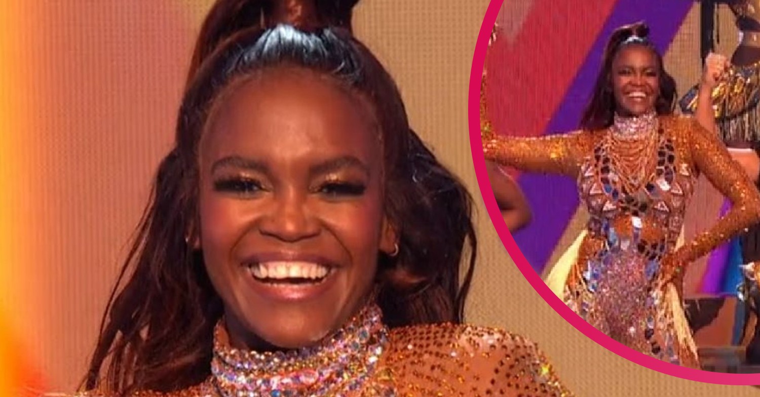 Oti Mabuse dances on Dancing On Ice