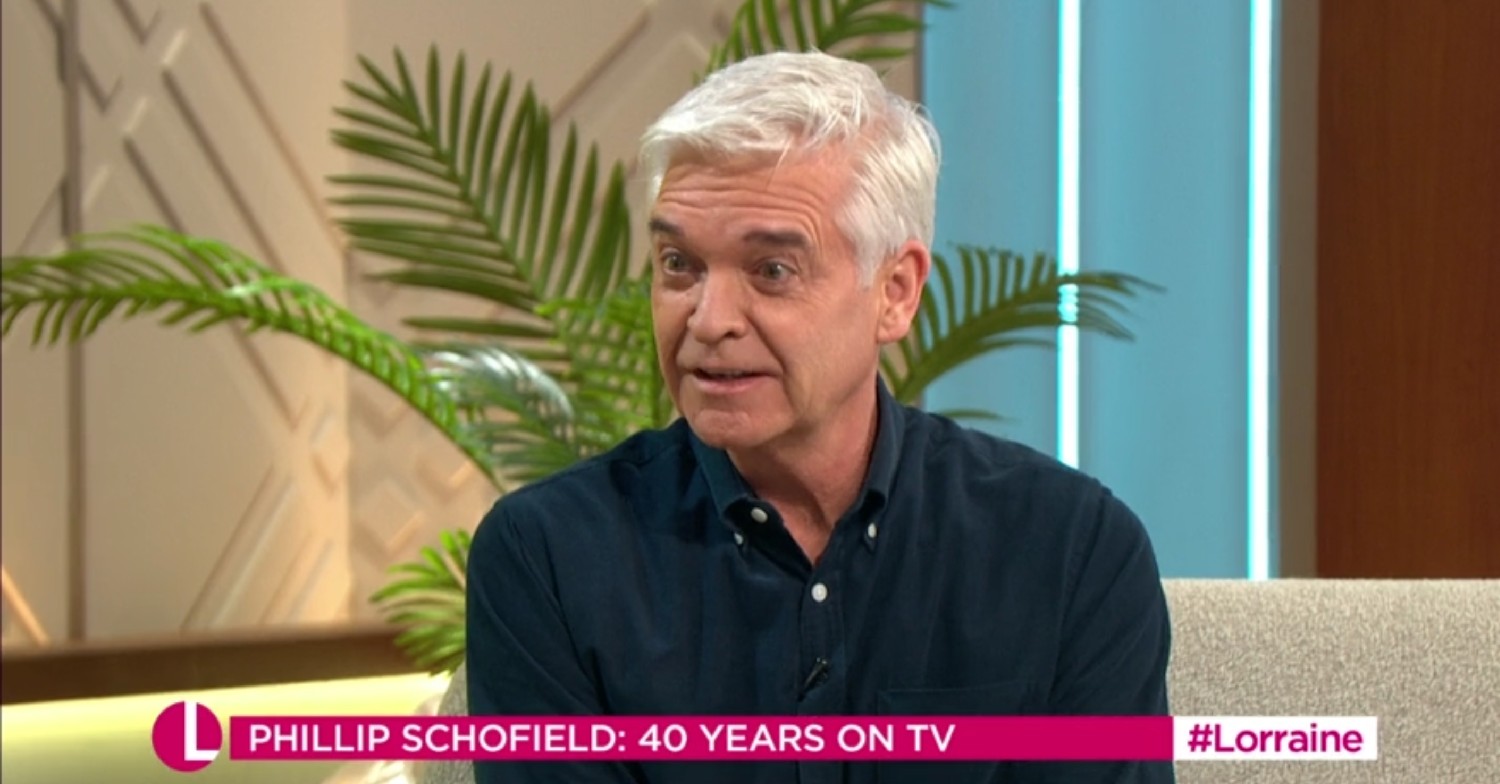 phillip schofield on lorraine with Fern Britton