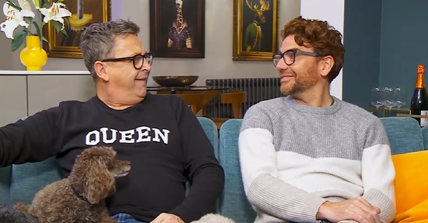 Stephen Webb and partner Daniel on Gogglebox