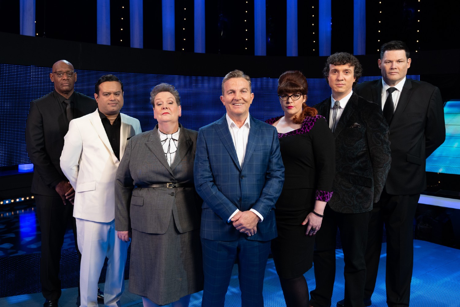 Bradley Walsh with all the Chasers