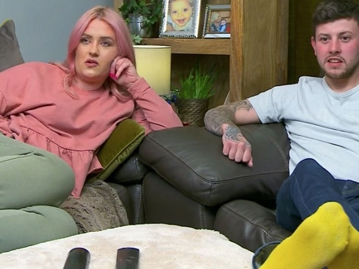 Ellie Warner and boyfriend Nat on Gogglebox