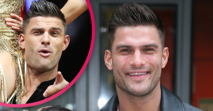 Strictly come Dancing pro Aljaz smiling