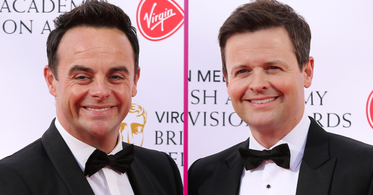 Ant McPartlin and Declan Donnelly in bow ties