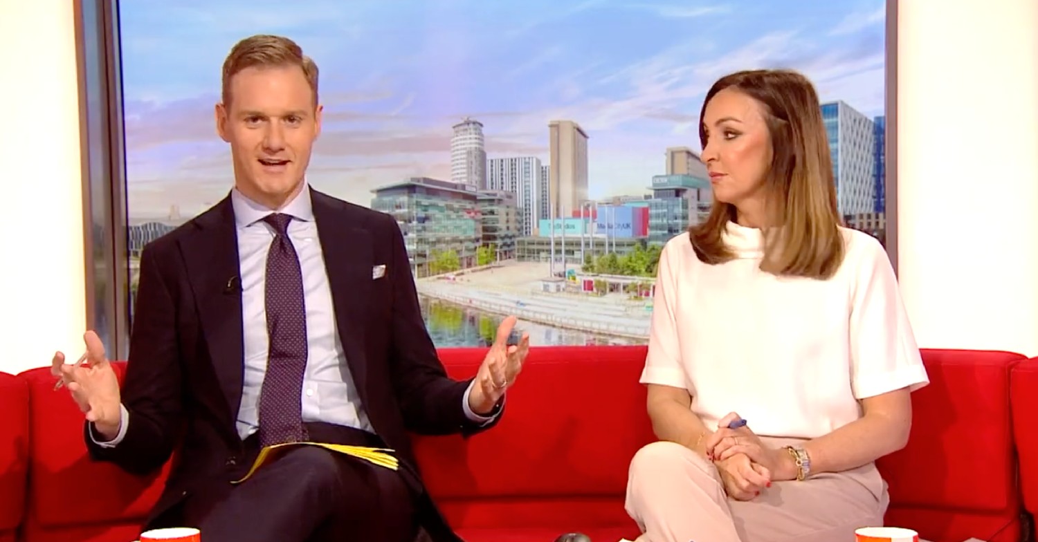 BBC Breakfast presenters Dan Walker and Sally Nugent