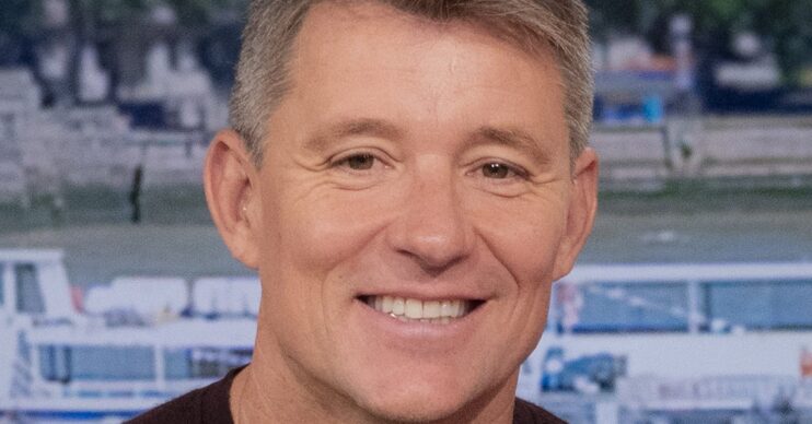 Ben Shephard smiling to camera