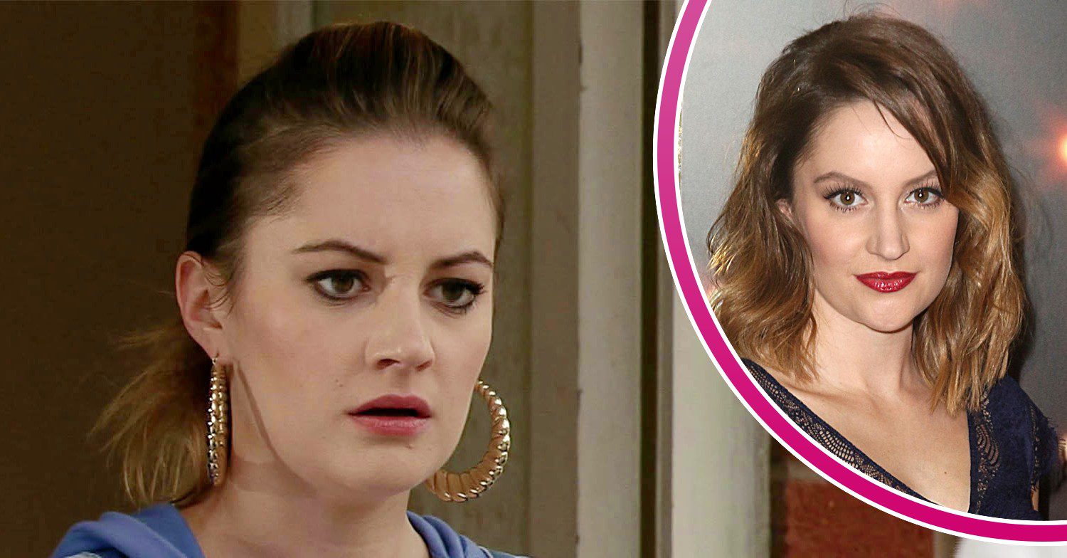 Coronation Street's Kylie Platt and actress Paula Lane comp image