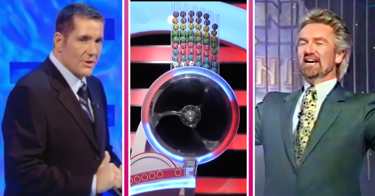 Dale Winton, Lottery balls, Noel Edmonds