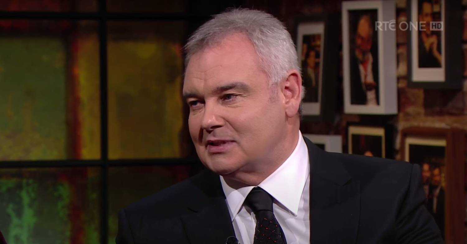 Eamonn Holmes looks to the side