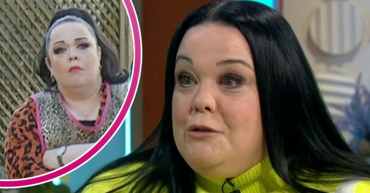Emmerdale star Lisa Riley and as Mandy Dingle comp image