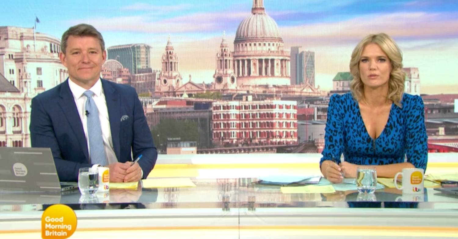 GMB was today hosted by Ben Shephard and Charlotte Hawkins