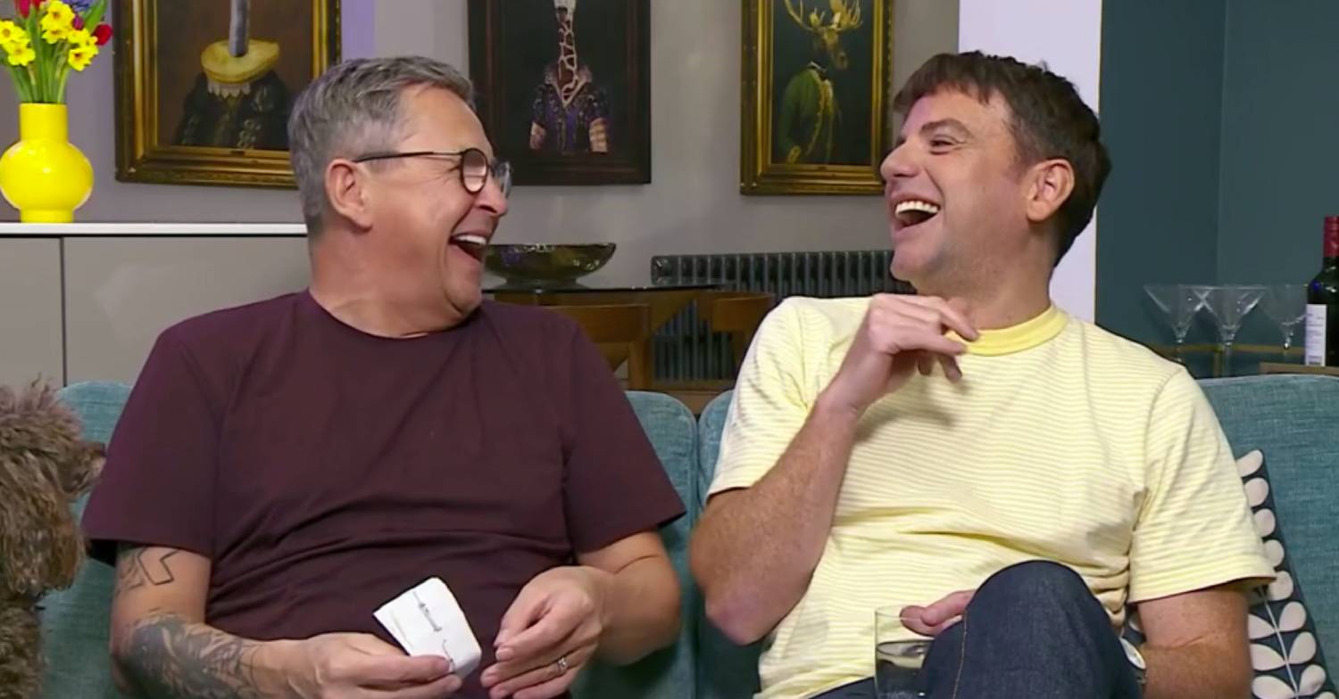 Gogglebox cast featured Stephen Webb and Daniel Lustig (with a new trim) last night