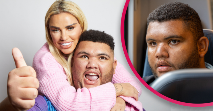 Katie Price and son Harvey