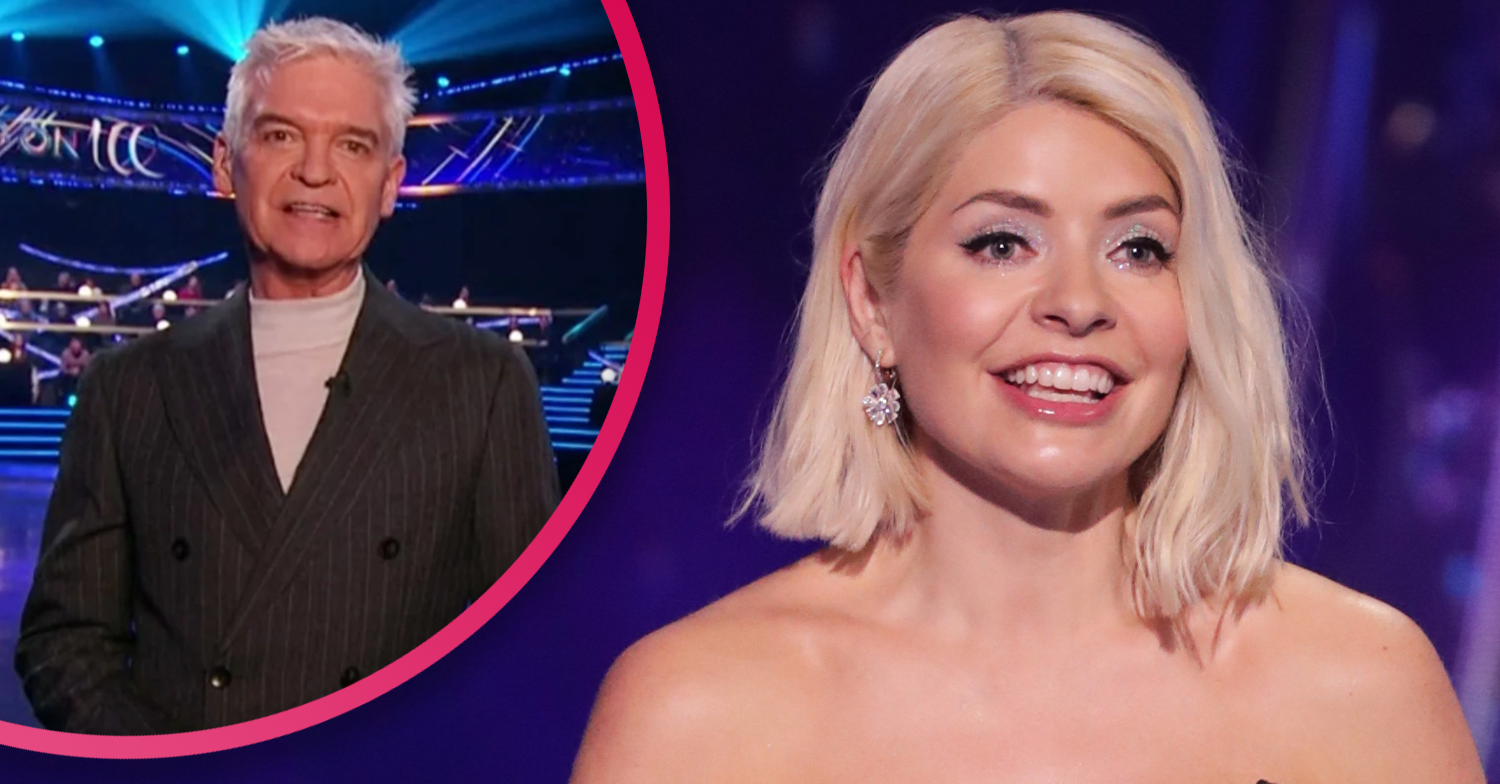 Holly Willoughby and Phil on Dancing on ice