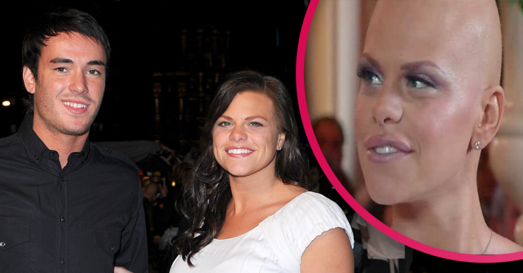 Jade Goody at a party with her husband