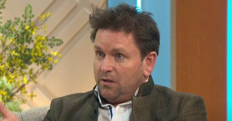 James Martin speaking on Lorraine