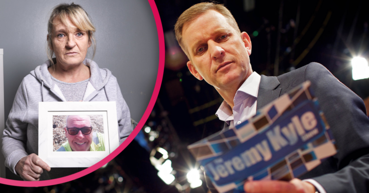 Jeremy Kyle on his show with a woman from a new documentary