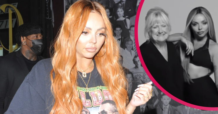 Jesy Nelson with her Nanny Ginge dead
