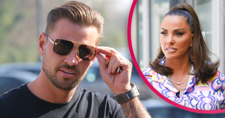 Katie Price and Carl Woods in the sunshine