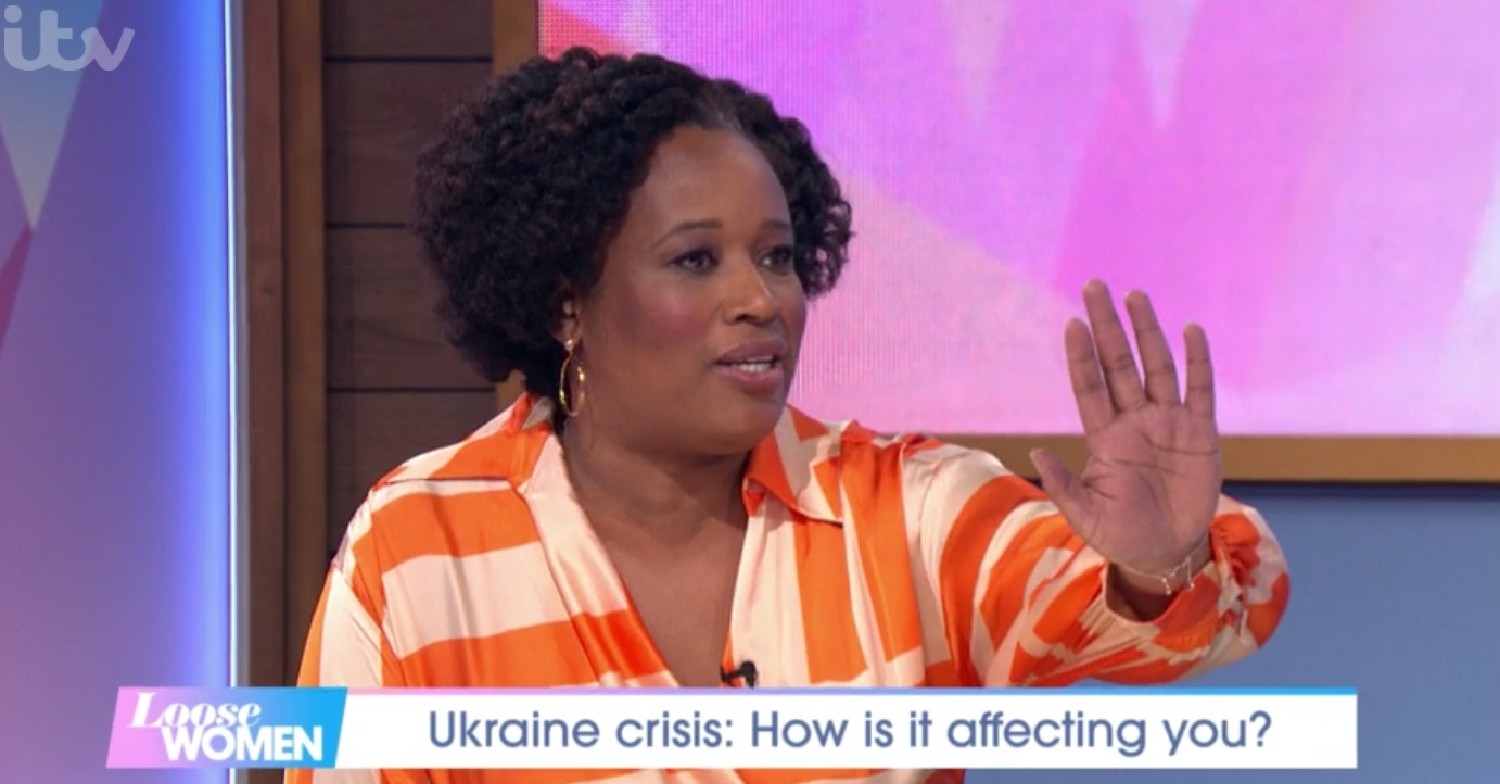 Loose Women on ITV: Charlene White during the debate