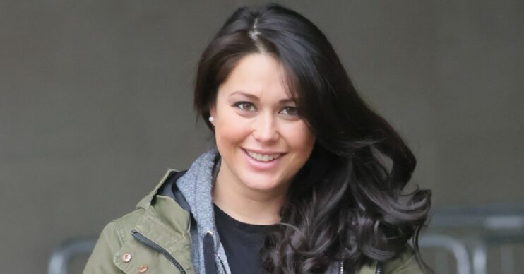 Sam Quek before welcoming her second baby