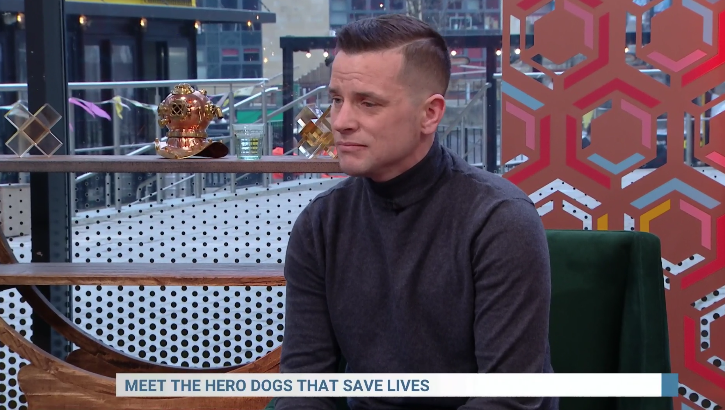 A sad guest on Steph's Packed Lunch