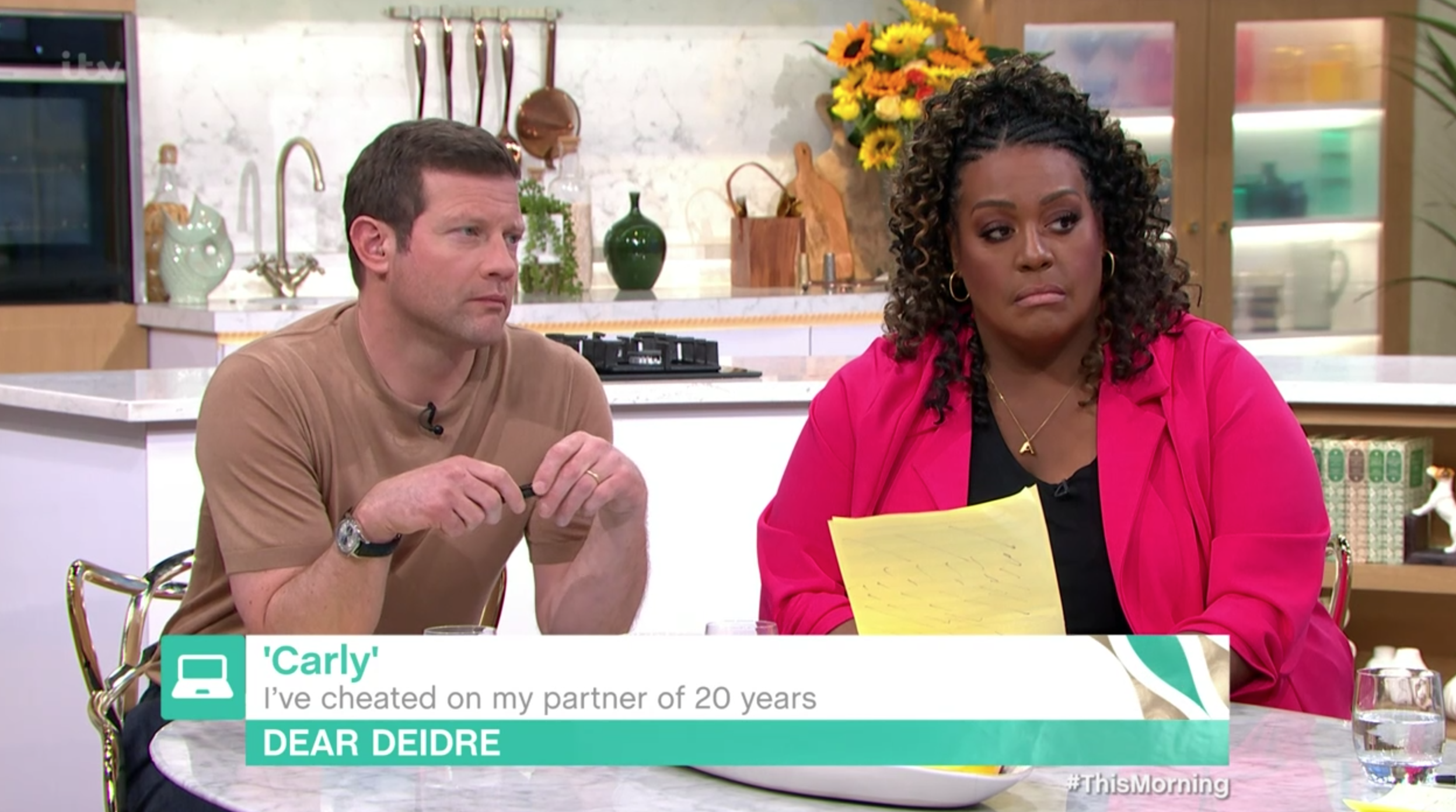 This Morning host Alison on ITV with Dermot