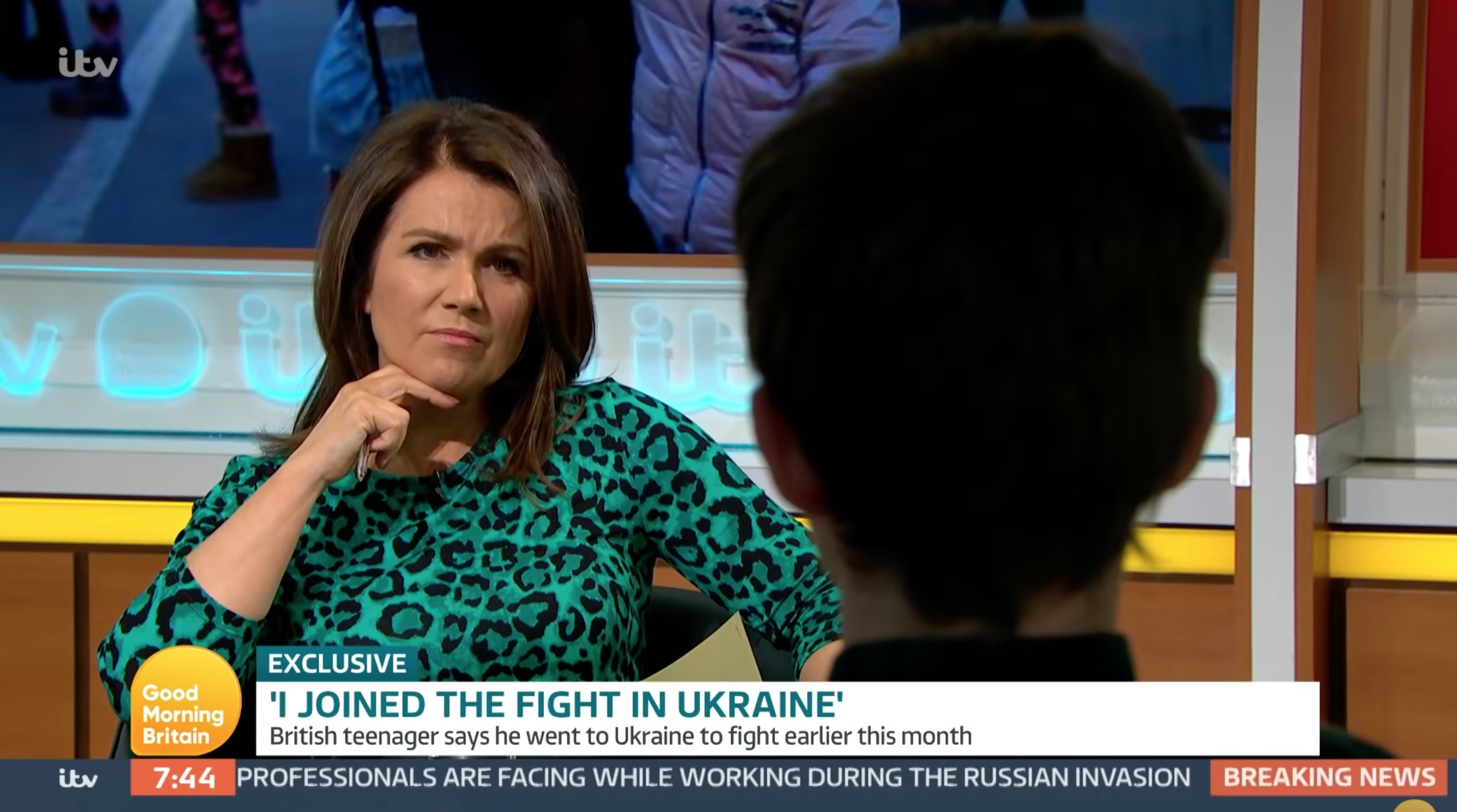 GMB host Susanna Reid looking confused