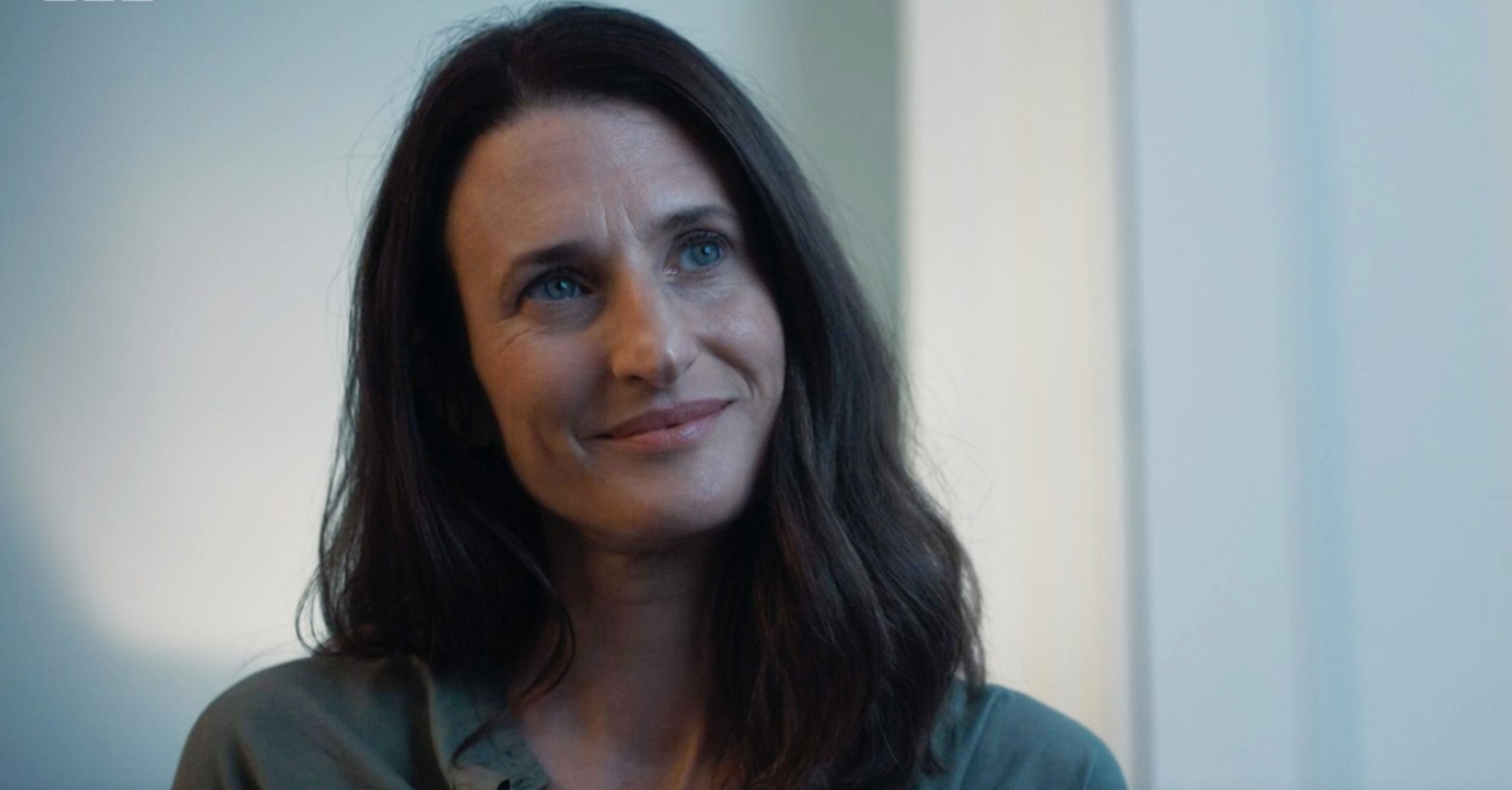 Killing Eve character Helene smiling