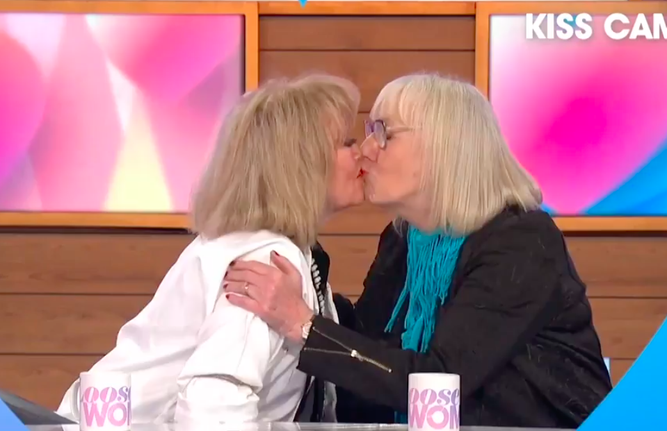Amanda Barrie and wife Hayley