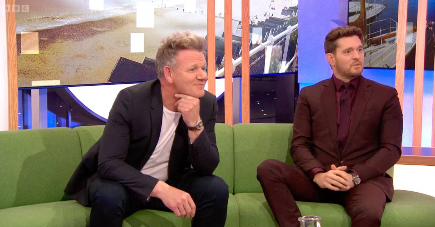The One Show guests Gordon Ramsay and Michael Buble were a hit with viewers