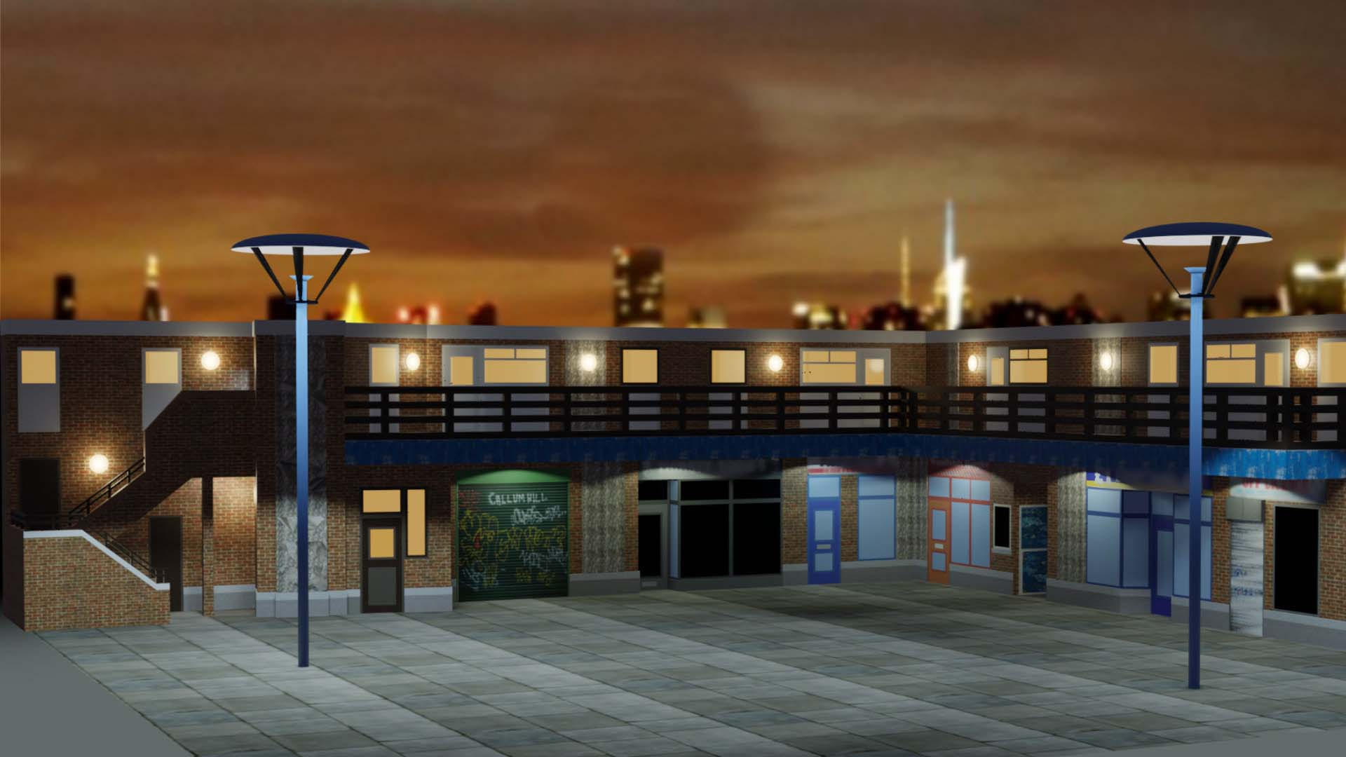 Coronation Street Weatherfield precinct 