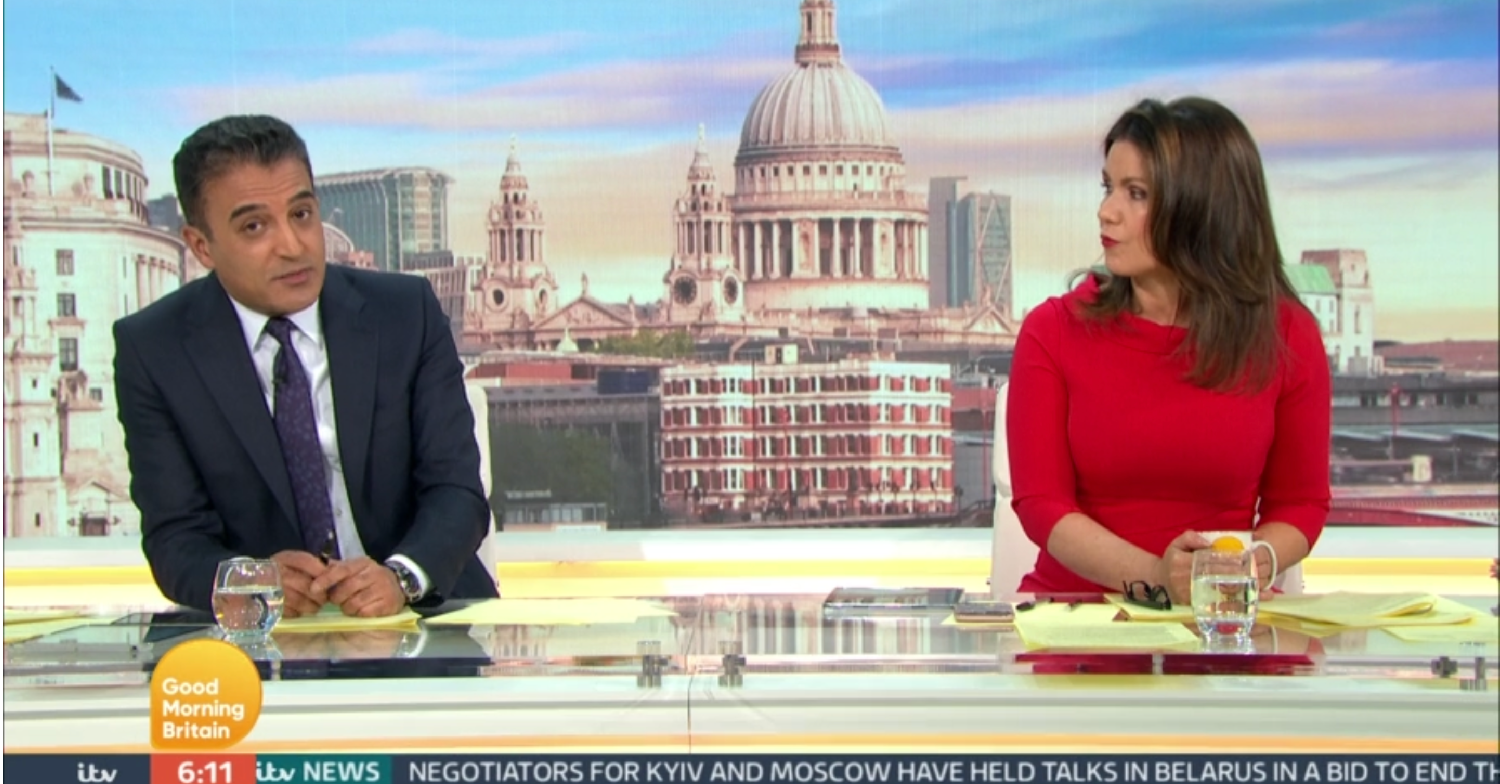 adil ray susanna reid on good morning britain today