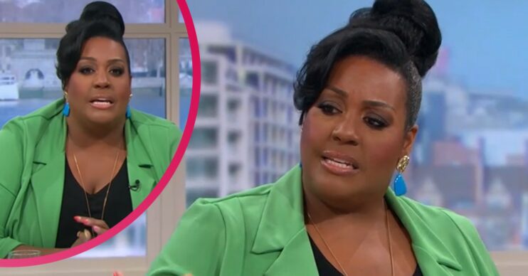 Alison Hammond wears green outfit on This Morning