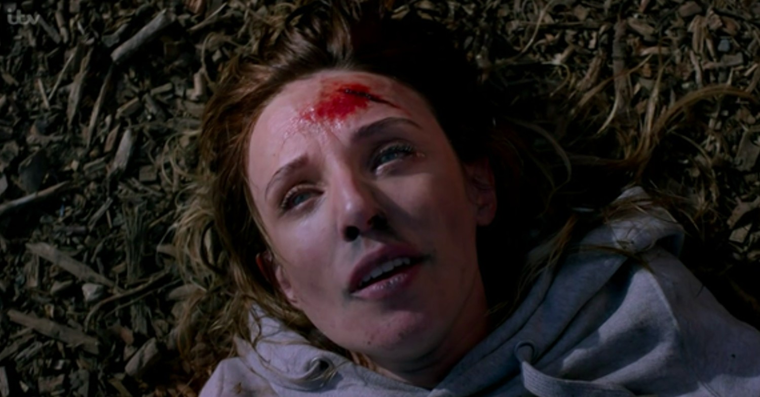 Emmerdale Andrea Tate lies dying with a head wound