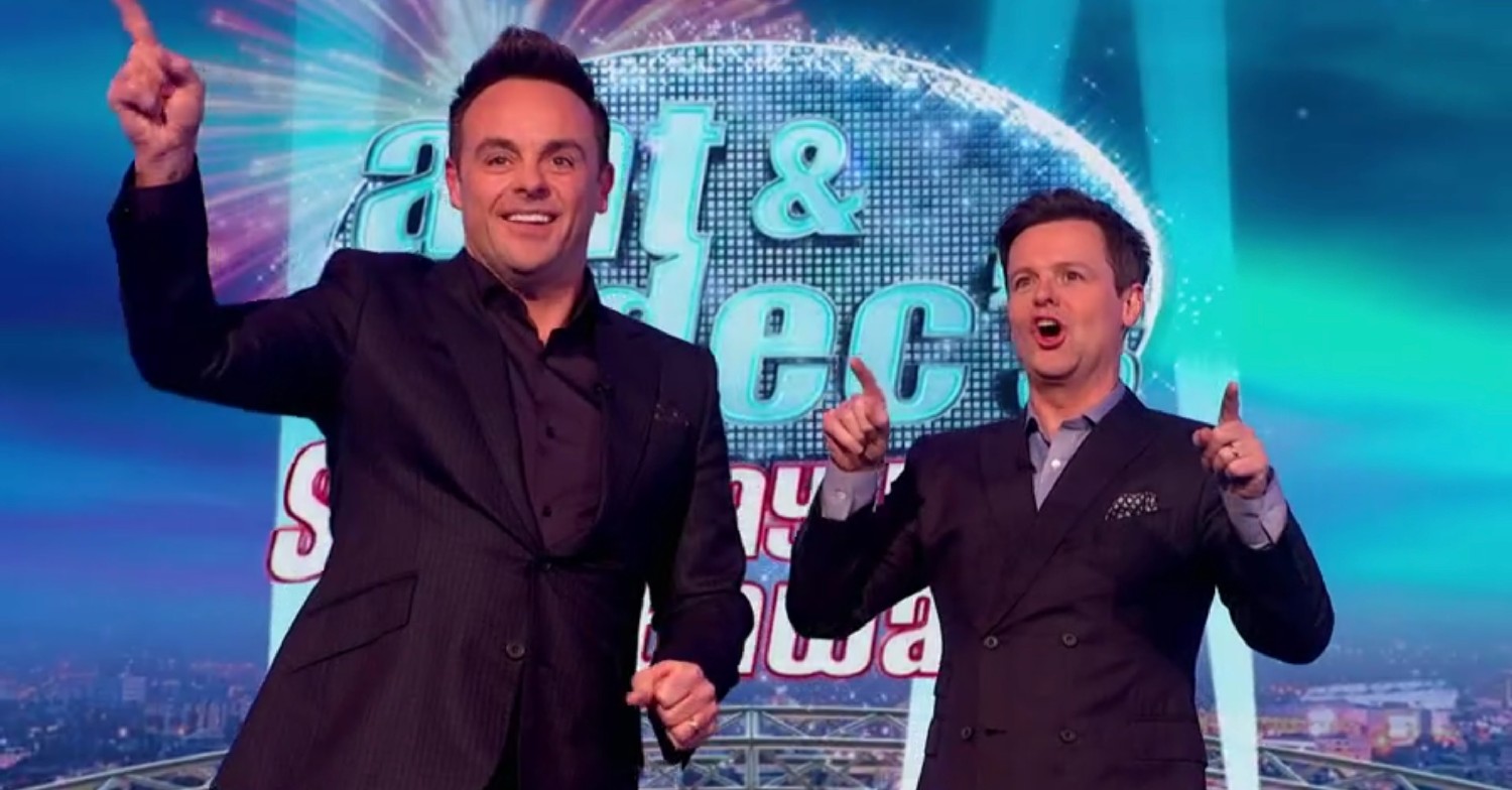 ant and dec on saturday night takeaway