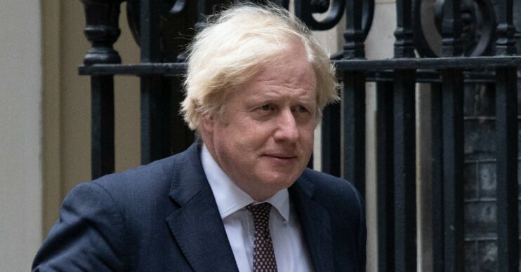 Boris Johnson outside Downing Street