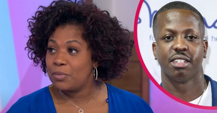 Brenda Edwards on Loose Women and her son Jamal at event