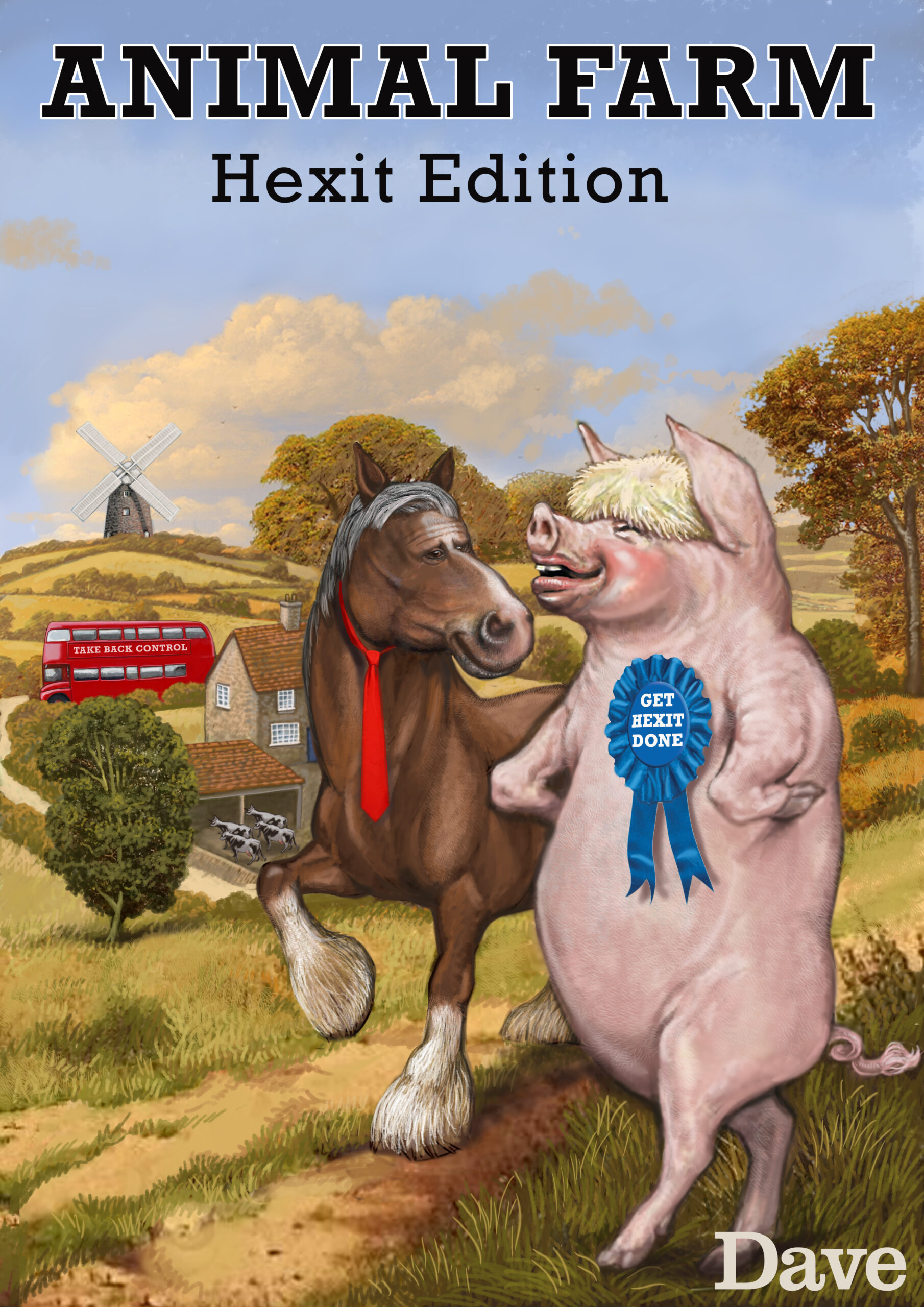 Mocked up cover of Animal Farm